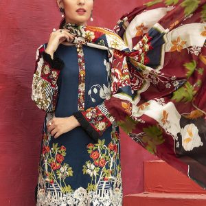 3 Piece Embroidered Unstitched Suits