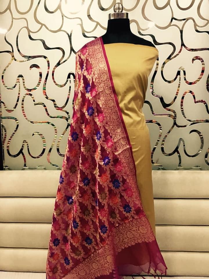 Banarasi Silk Suit