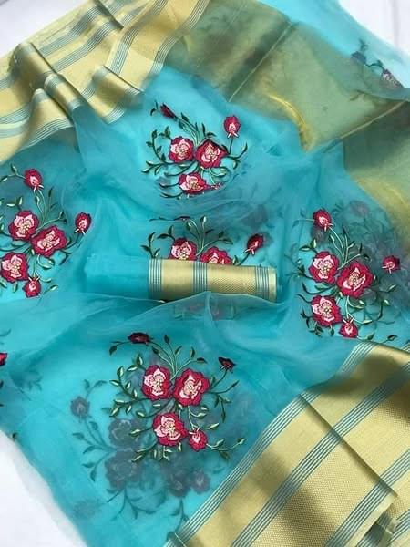 Organiza Silk with beautiful embroidary